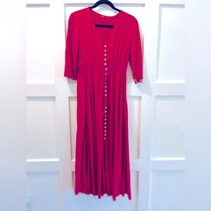 Red Maxi Dress *Great for Photos!